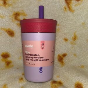Owala Kids Insulated Water Bottle - Pink and Purple